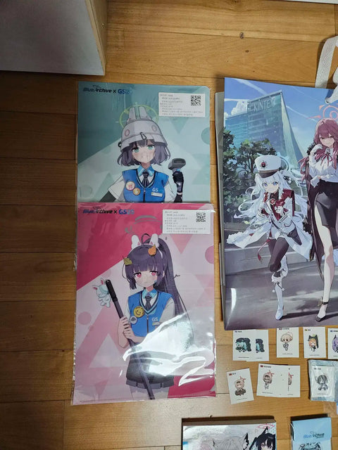 Selling Blue Archive merchandise.