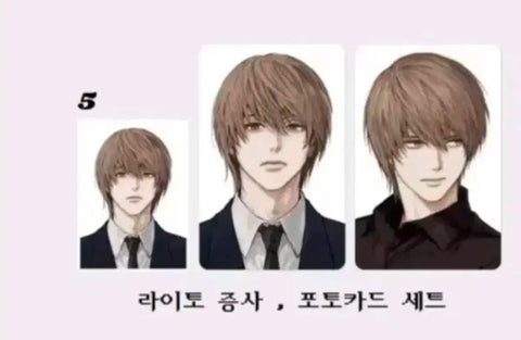 Unopened Death Note Sso-nim Light Photo Card ID Set Misa L Yagami Photo Card Online Sale