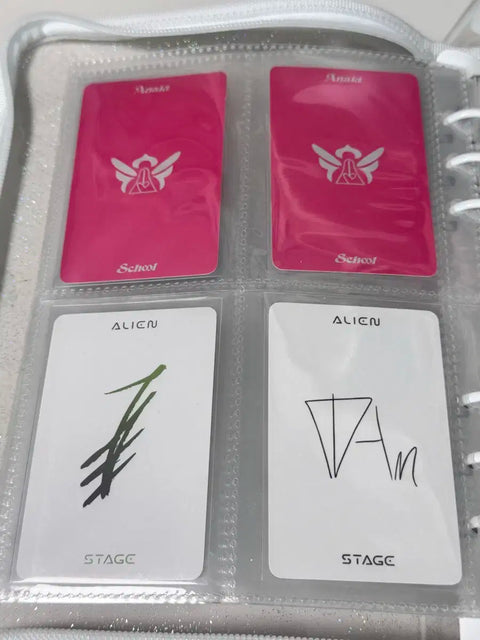 Alien Stage Ace Tae's casual outfit OOTD Ivantil photocard school uniform photocard