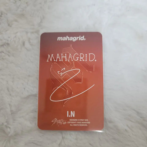 Stray Kids I.N. Mahagrid photocard transfer