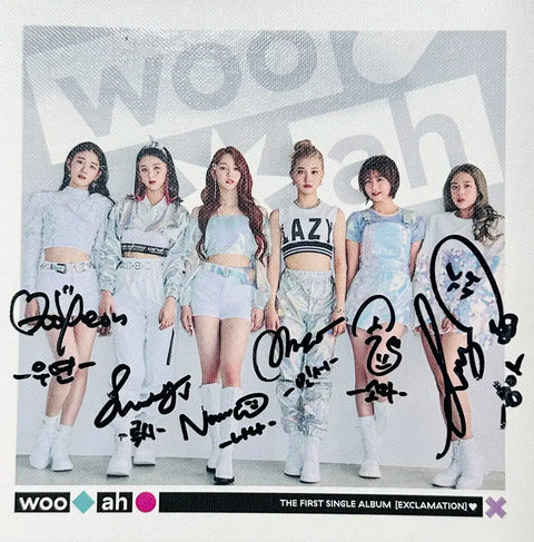 Woo! Debut Signed Album + Handwritten Message