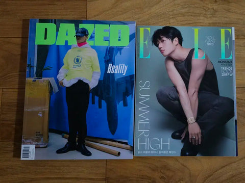MONSTA X Shownu Wonho magazine
