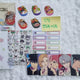 PLAVE unofficial merch: Mill, Noah, Bado, Eunho, Hamin, Somsom, Corotto, photocard, and other items as a set.