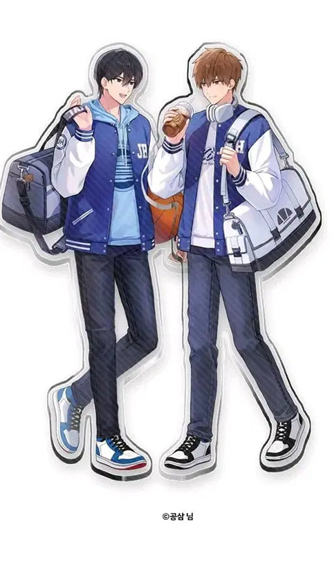 Vincenton Vincent Cafe Fan Gift Lucky Draw Acrylic Stand Poster Player Card Bundle Set