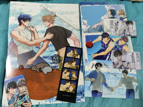 Vincenton Vincent Cafe Fan Gift Lucky Draw Acrylic Stand Poster Player Card Bundle Set