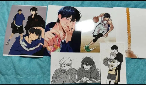 Vincenton Vincent Cafe Fan Gift Lucky Draw Acrylic Stand Poster Player Card Bundle Set