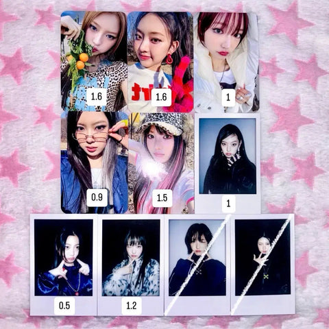 Kiki Uncut Gems Soundwave Luckydraw Transfer JiU Isol SUI Haeum Kiya Polaroids