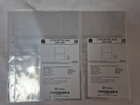 High High Haba Binder Inner Page A5 6-Ring 2-Pocket 4x6