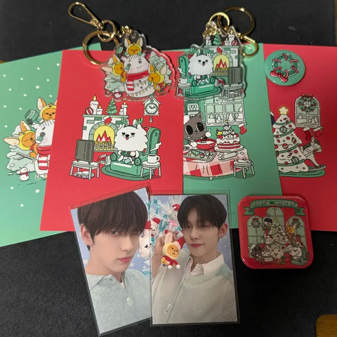 Gayo Daejeon Soobin Yeonjun Fansign Photocard TXT Ppueba-ttu Keyring Yongmong Hwangchun