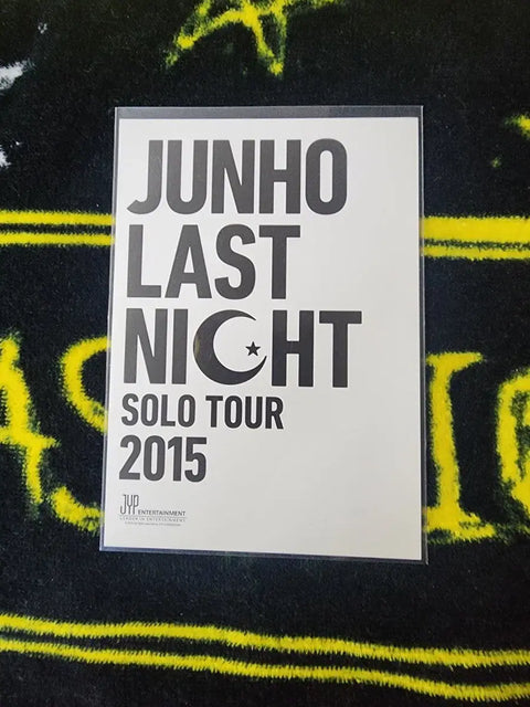 2PM Junho Lee Jun-ho Last Night Fukuoka Limited Edition Trading Card