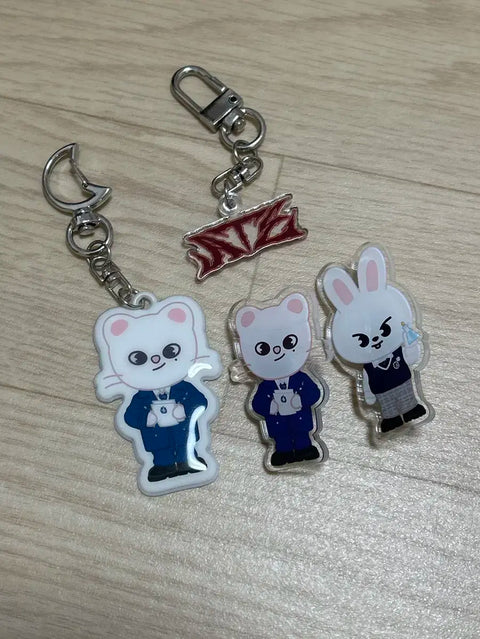 Stray Kids Keyring Set, selling as a whole.