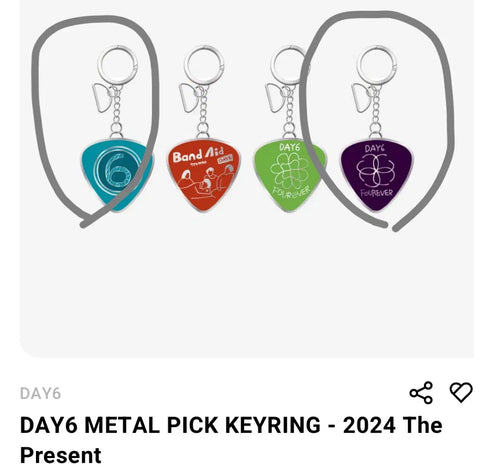DAY6 Metal Peak Keychain Gift Concert MD Sungjin Dowoon