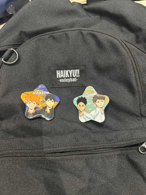 Haikyuu backpack + badge set of two