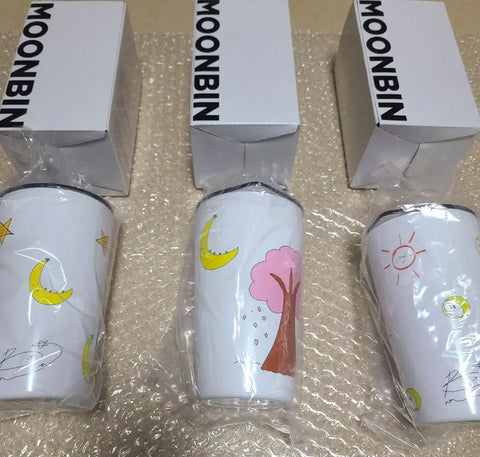 Moonbin Ceci Tumblers (unused, 3 types as a set) for sale.