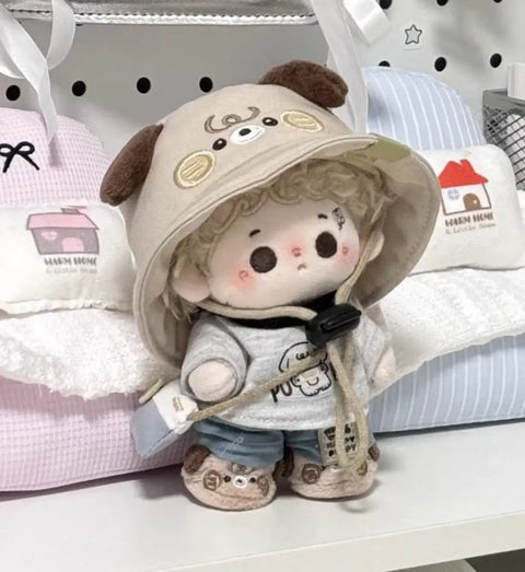 10cm doll clothes bear hat and shoes set