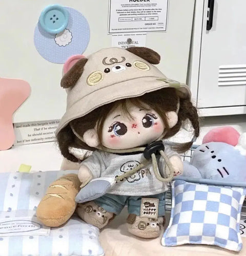 10cm doll clothes bear hat and shoes set