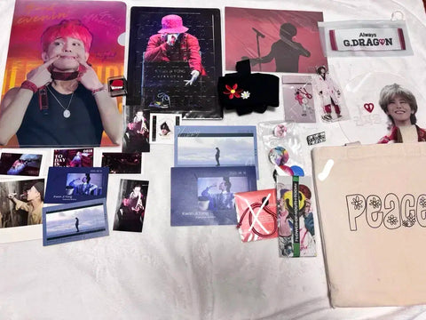 Bigbang G-Dragon fansite goods (unreleased/unofficial) from Number G and Ice G for sale.