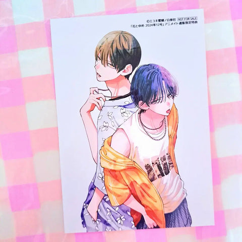 Spring Storm and Monster Bommon Special Edition Postcard Bromide 2ea