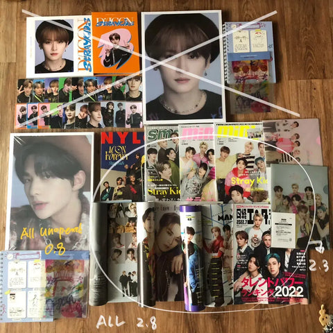 Stray Kids Lee Know DICON magazine Stray Kids Hyunjin Han Seungmin Felix I.N Japan