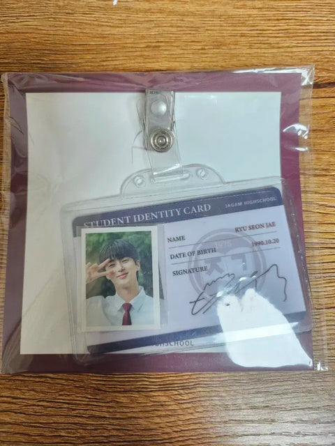 "Sun-jae, carrying and running away. Sun-jae's student ID" or "Run Away With Sun-jae On My Back. Sun-jae's Student ID"