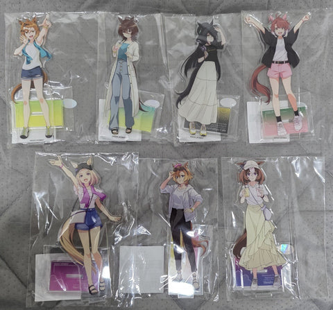 Uma Musume Chugai Collaboration Acrylic Stand 7-Piece Set for Sale