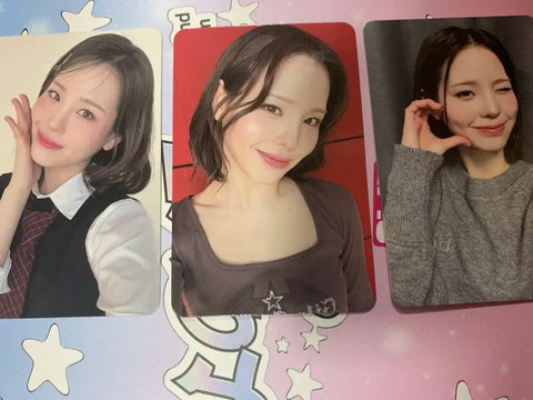 Transferring NiziU LOVE LINE Mako workshop photocard set.
