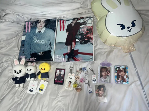 Stray Kids SKZ SKZoo Leebit BbokAri Lee Know photocard Magic School Goods Bundle