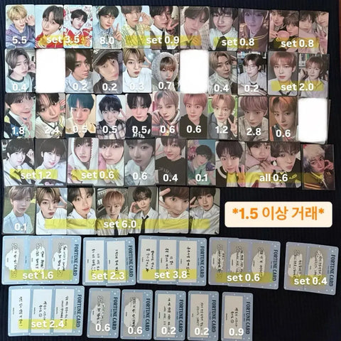 NCT Wish photocard trade/sale Sion Riku Yushi Sakuya Pop Pop Songbird Wishful