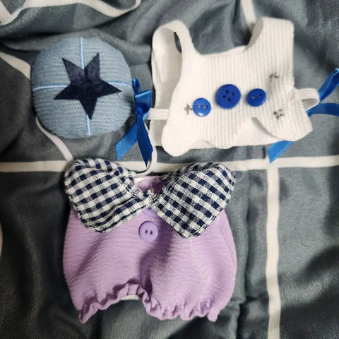 10cm doll clothes blueberry set no attribute