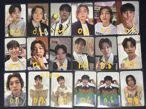 DAY6 photocard for sale/transfer Park Seongjin Young K Kang Younghyun Kim Wonpil Yoon Dowoon