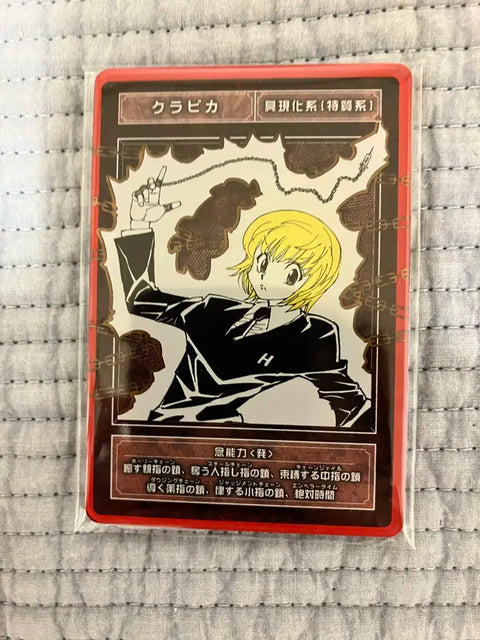 Selling Hunter x Hunter status card Kurapika.