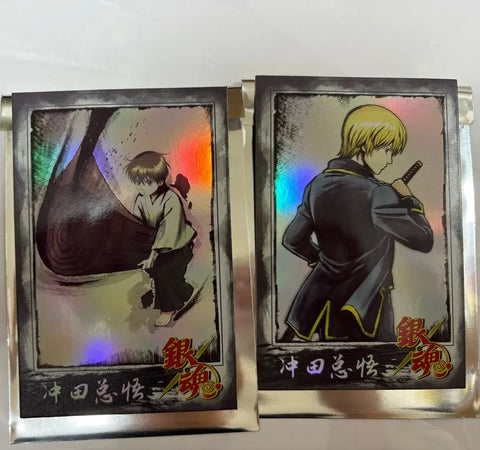 Gintama Okita Sougo Hologram Photo Card Postcard Official Authentic