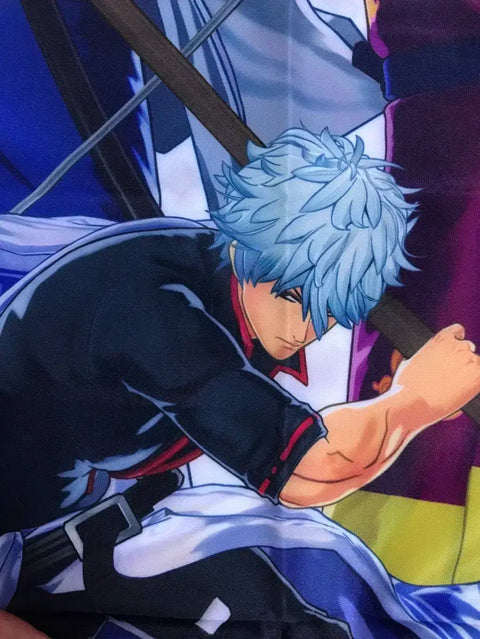Ultra Rare Gintama Gintoki Ranbu Tapestry Towel Joui Faction Katsura (Figure Look Up Acrylic Plush)