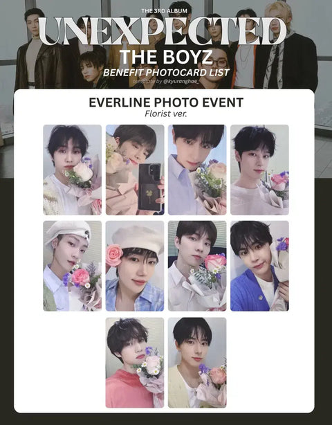 THE BOYZ Florist Group Order (Splitting/Sharing)