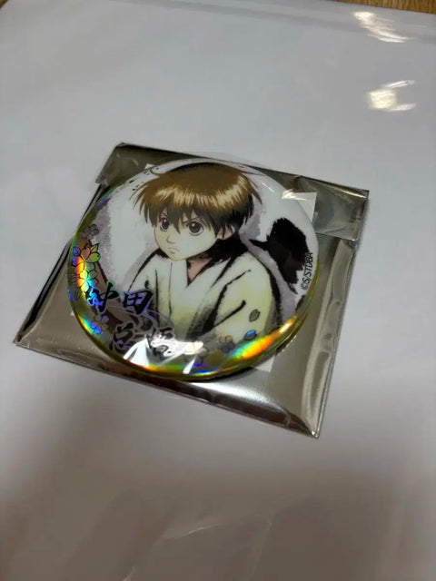 Chibi Okita Sougo Hologram Can Badge Official Authentic Gintama