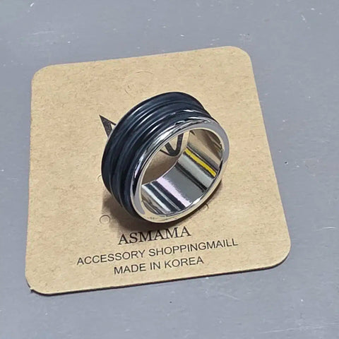 BIGBANG GD Steel Rubber Ring L size