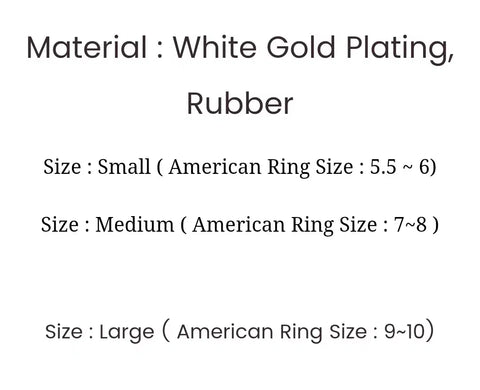 BIGBANG GD Steel Rubber Ring L size