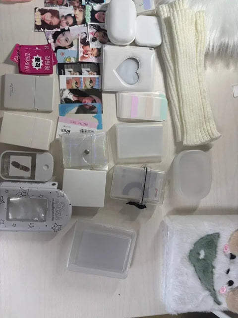Selling photocard packing supplies.