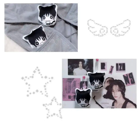 Won Bin cushion keyring unofficial goods RIIZE photocard transfer doll Tonyangdeok squishy sticker pop-up