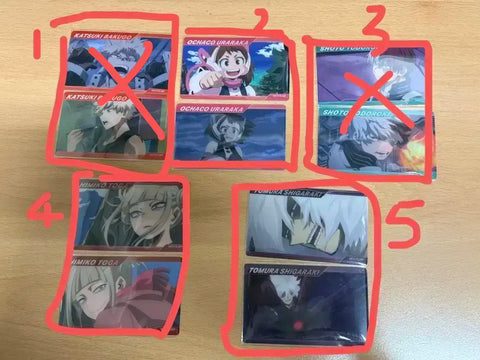 My Hero Academia (MHA) Exhibition Limited Edition Goods Clear Card