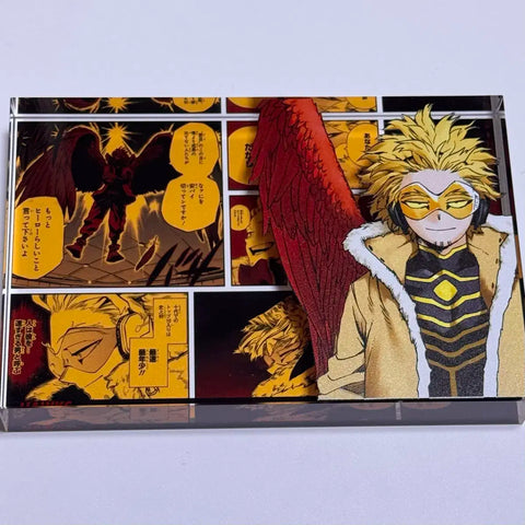 +Bonus) My Hero Academia Birthday Acrylic Block Hawks 2021