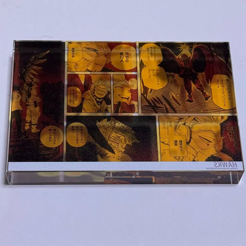 +Bonus) My Hero Academia Birthday Acrylic Block Hawks 2021
