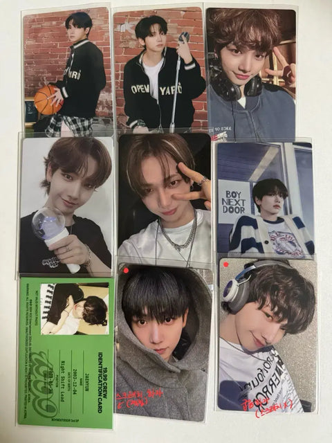 BOYNEXTDOOR Jaehyun photocard, selling as a set