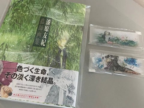 Mushishi Art Book, Ginko Kuji Acrylic Set, Yuki Urushibara