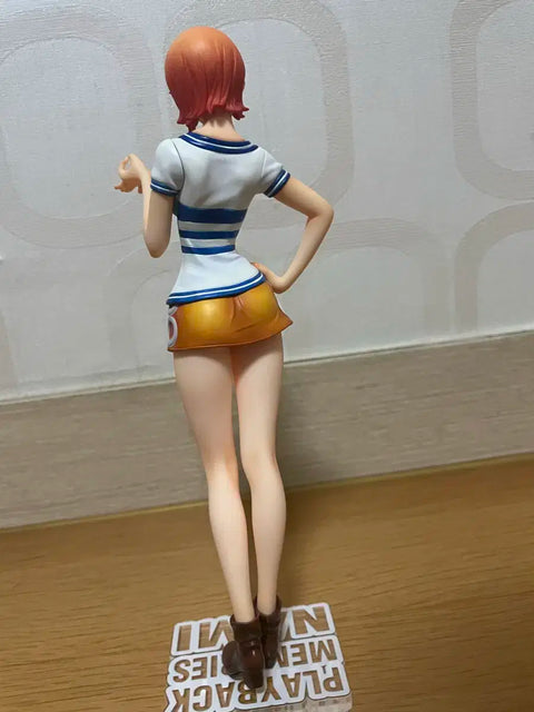 URGENT SALE) One Piece Playback POP Nami Figure + Acrylic Stand