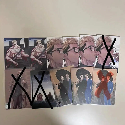 (See next page) Lookism Kim Jun-goo Lookism Park Jong-gun Postcard