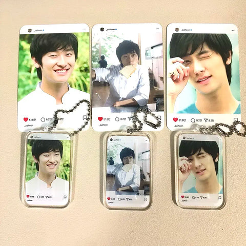Joo Ji-hoon photocard keyring for sale