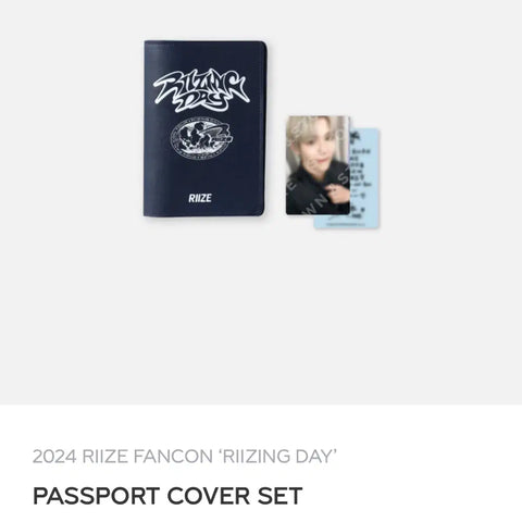 Won Bin Passport Case Photocard Set RIIZE Fan-Con Rising Day MD