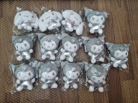 Authentic Sanrio Silver Doll Keyring Silver Kuromi Silver Cinnamoroll Bag Charm