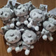 Authentic Sanrio Silver Doll Keyring Silver Kuromi Silver Cinnamoroll Bag Charm